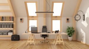 Loft conversion into office